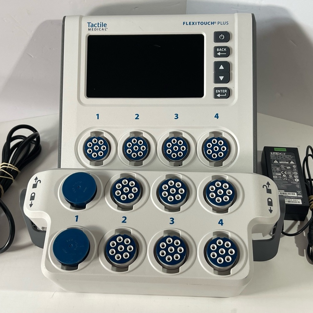 Tactile Medical FlexiTouch Plus w/ Bilateral Adapter-Home Self Leg Treatment